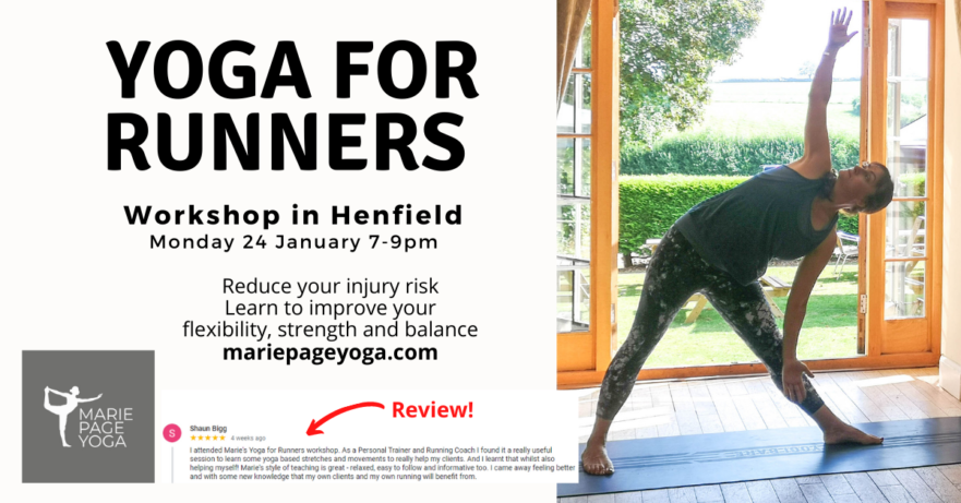 Yoga workshop for runners