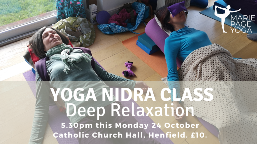 Learning to Relax: Yoga Nidra and other yogic approaches to modern life