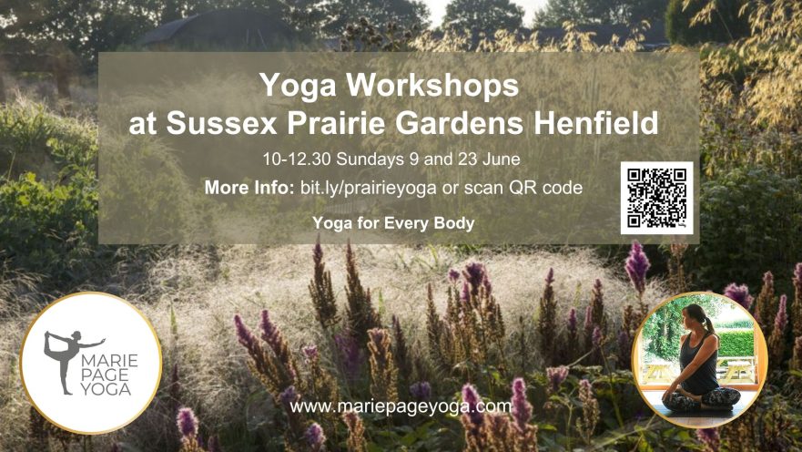 Yoga Workshops at Sussex Prairie Gardens Henfield